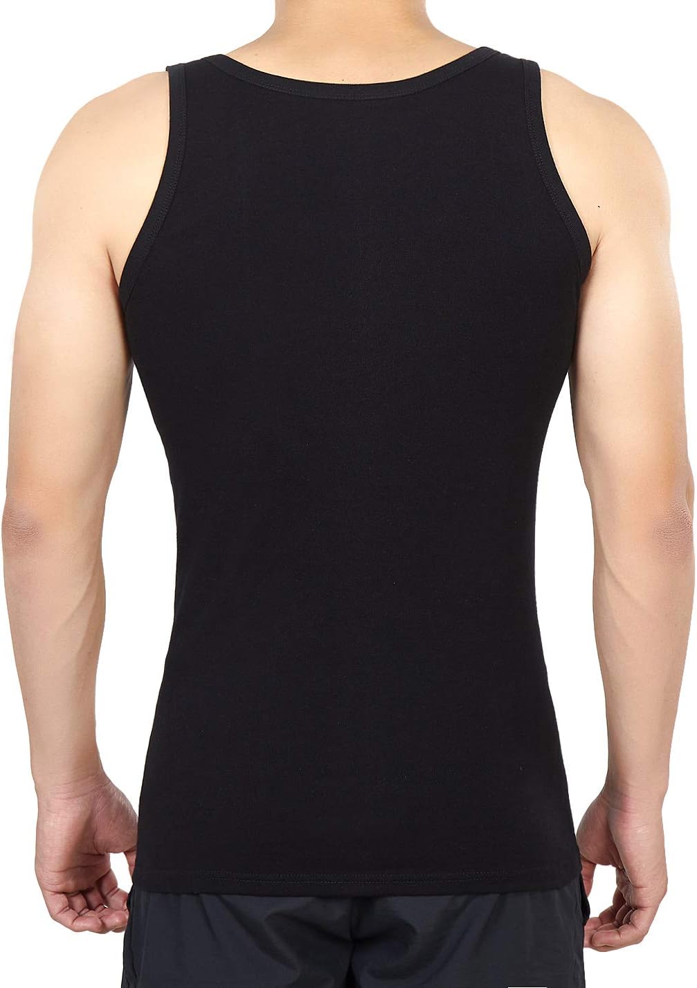 Detalle de NUOZA 3/5er Pack Herren Unterhemd Tank Top aus Baumwolle – viele Farben, S bis 5XL