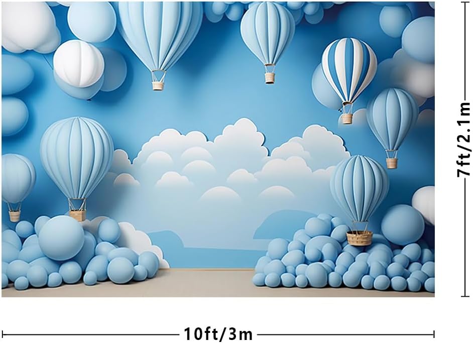 Detalle de MEHOFOND birthday backdrop 10x7ft