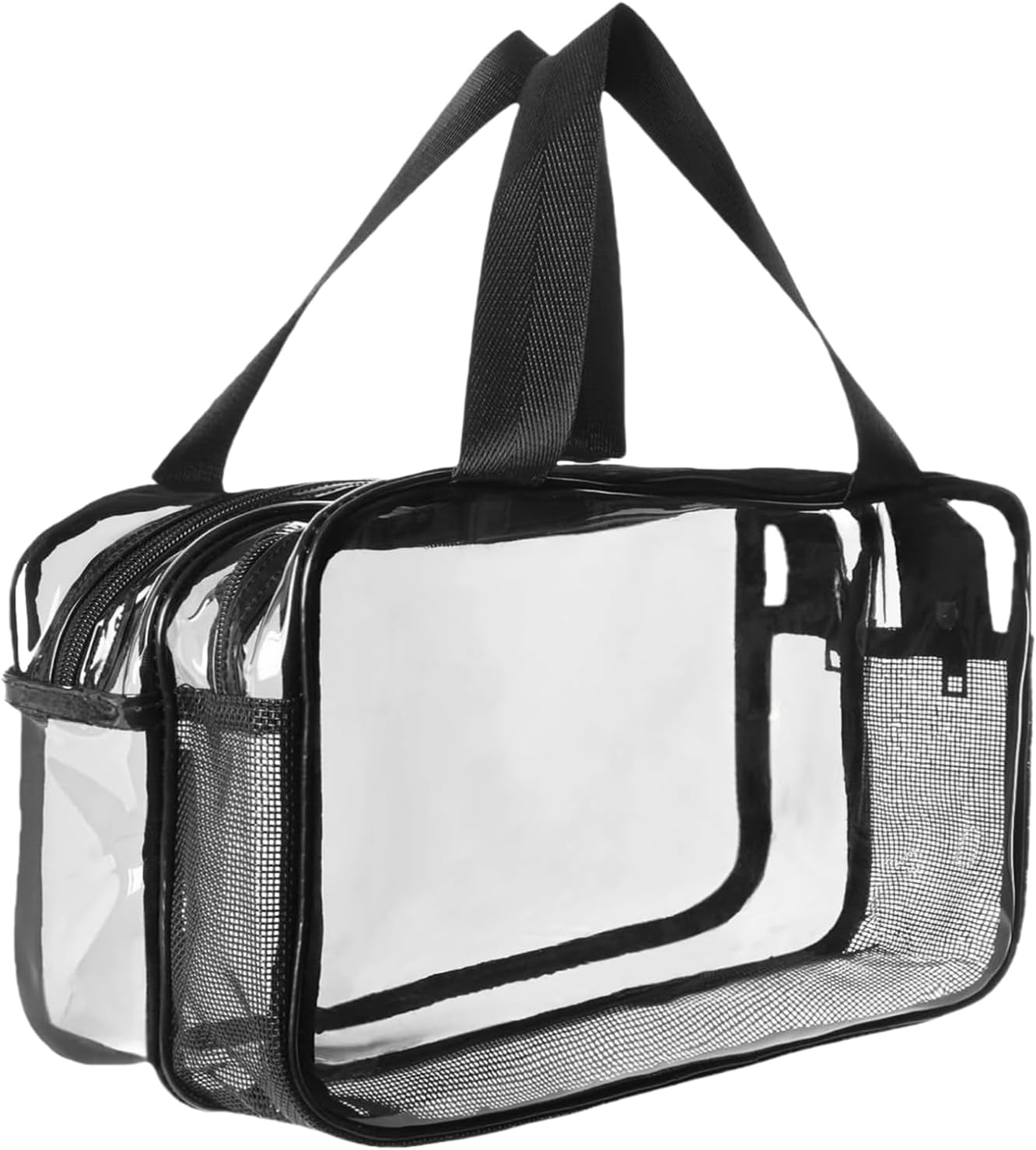 Aucuu Trousse de Toilette Voyage – Grande capacité, compartiments séparés et PVC transparent
