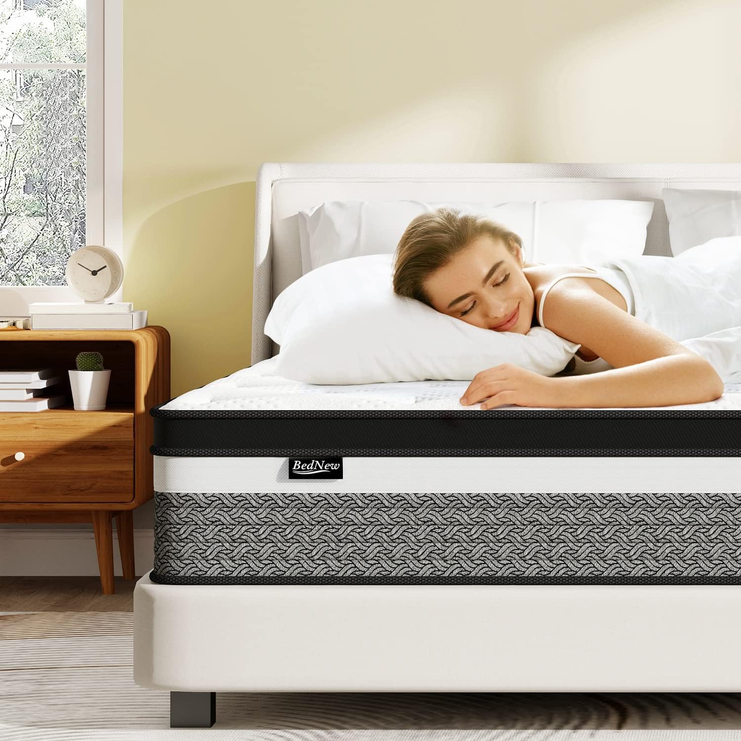 Detalle de Bednew Double Mattress 31cm Hybrid for Pain Relief
