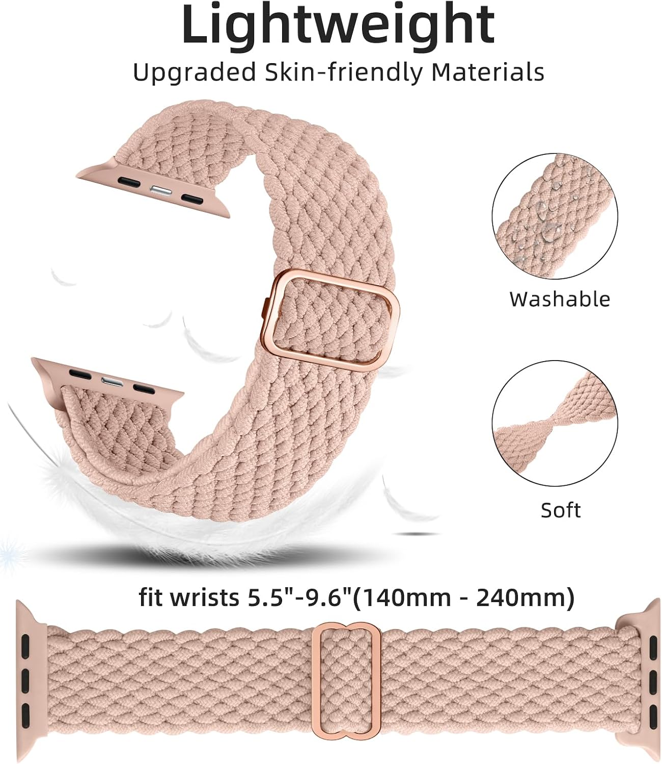 Thumbnail 3 de Maledan Braided Solo Loop 6-pack for Apple Watch