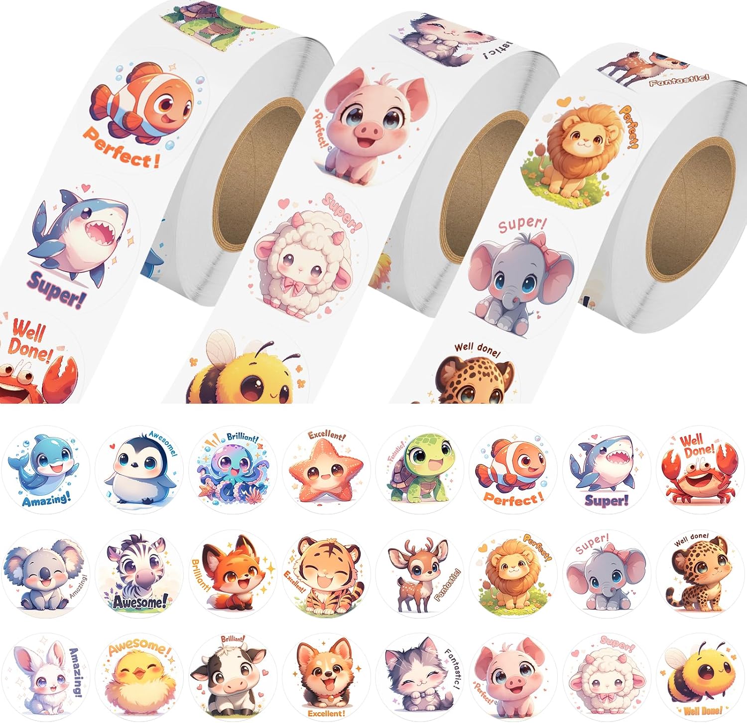 Thumbnail 6 de Dinosaur Stickers for Kids, 1-Inch