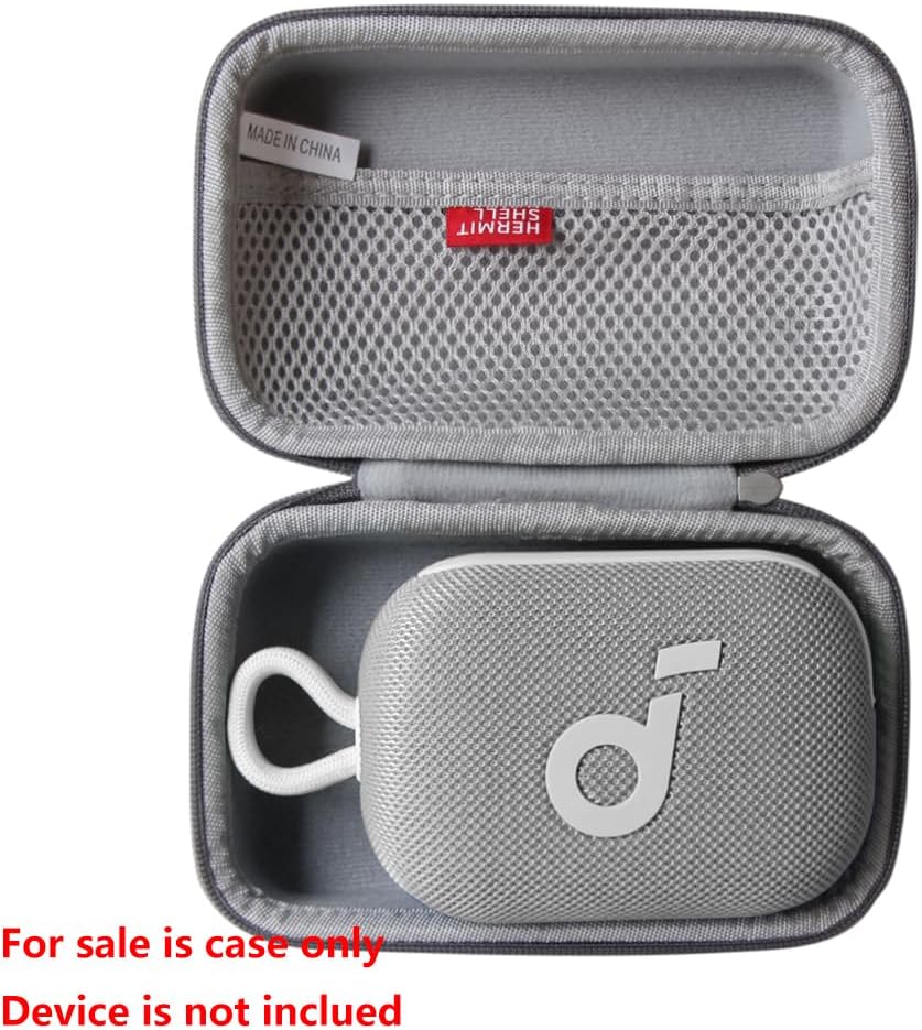 Thumbnail 1 de Hermitshell Hard Travel Case for Soundcore Select 4 Go Bluetooth Speaker – Grey (Case Only)