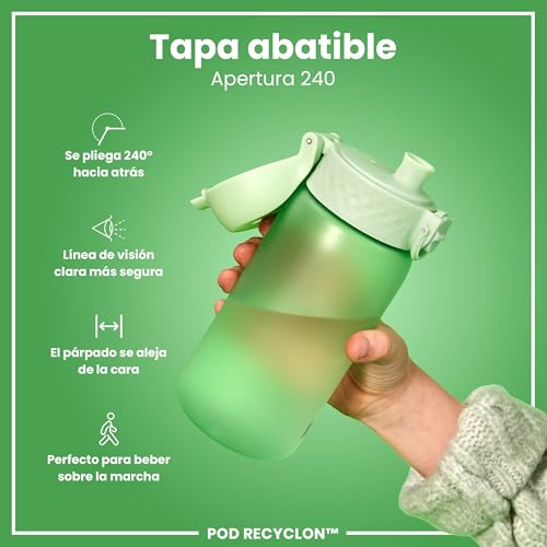 Detalle 2 de ion8 Botella de agua 350 ml para niños ♻