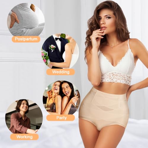 Thumbnail 7 de DiULi Mujer Shapewear Braguitas: Braga Faja sin costuras para abdomen en color piel