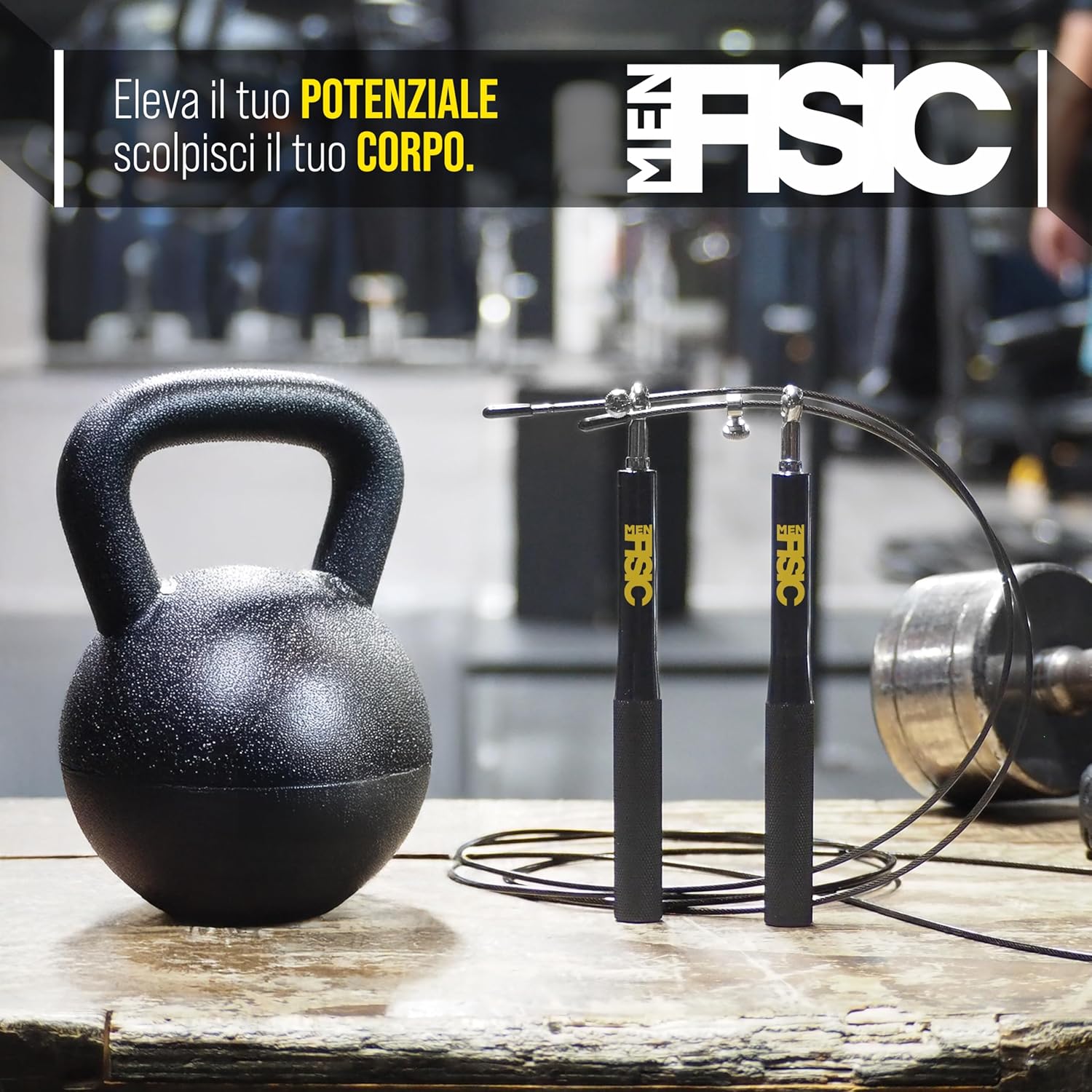 Thumbnail 6 de DISTOCK Corda per Saltare Professionale Palestra 3,5 m – Corda Crossfit Double Under, Nero o Argento