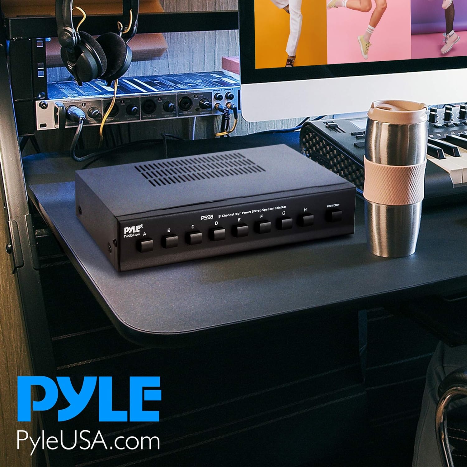 Thumbnail 5 de Pyle Selettore Casse 8 Zone per impianti audio