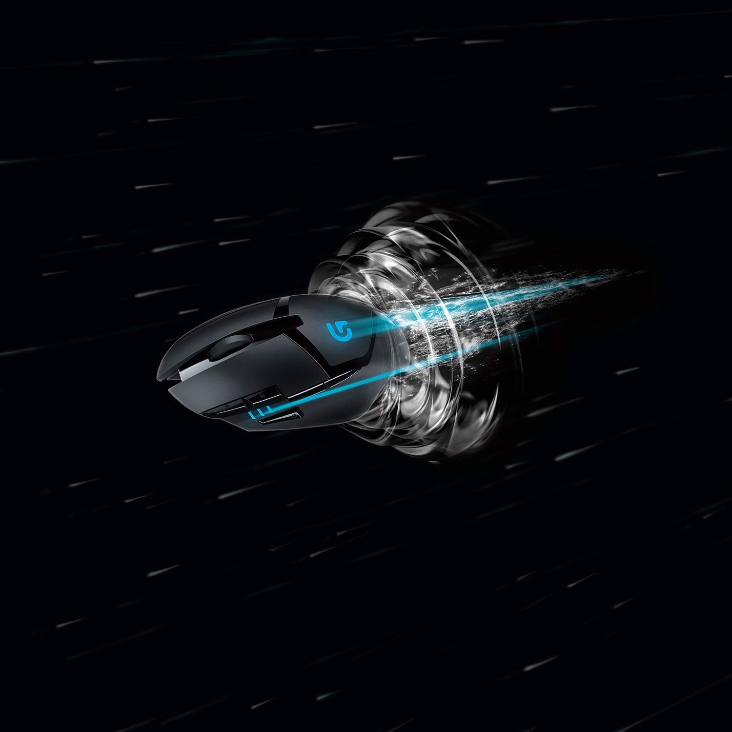 Detalle 2 de Logitech G402 Hyperion Fury gaming mouse, 4,000 DPI 🖱