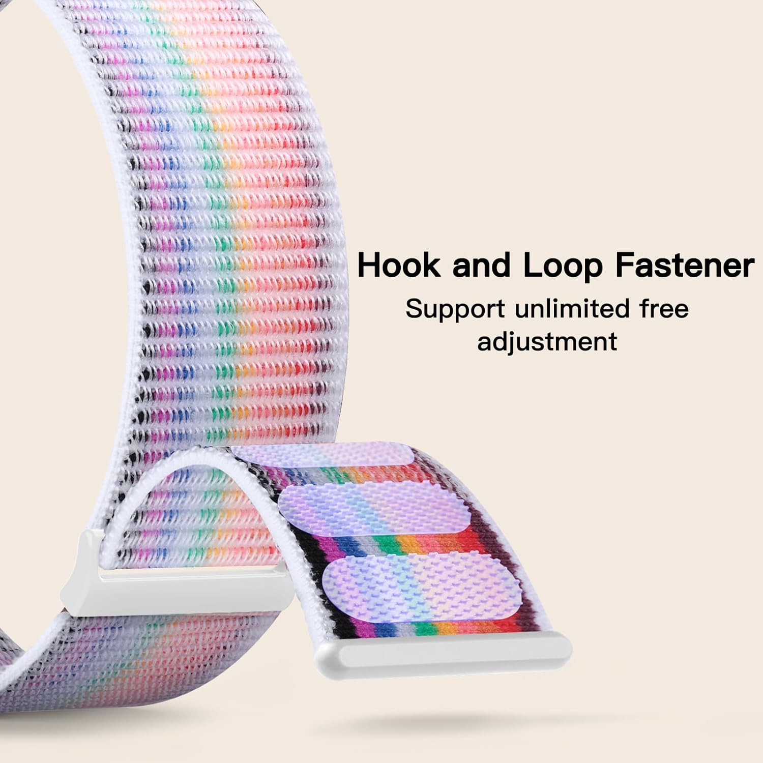 Thumbnail 2 de Yoohoo Bracelet Nylon compatible Apple Watch – 38–46 mm (SE/SERIES, hommes et femmes)