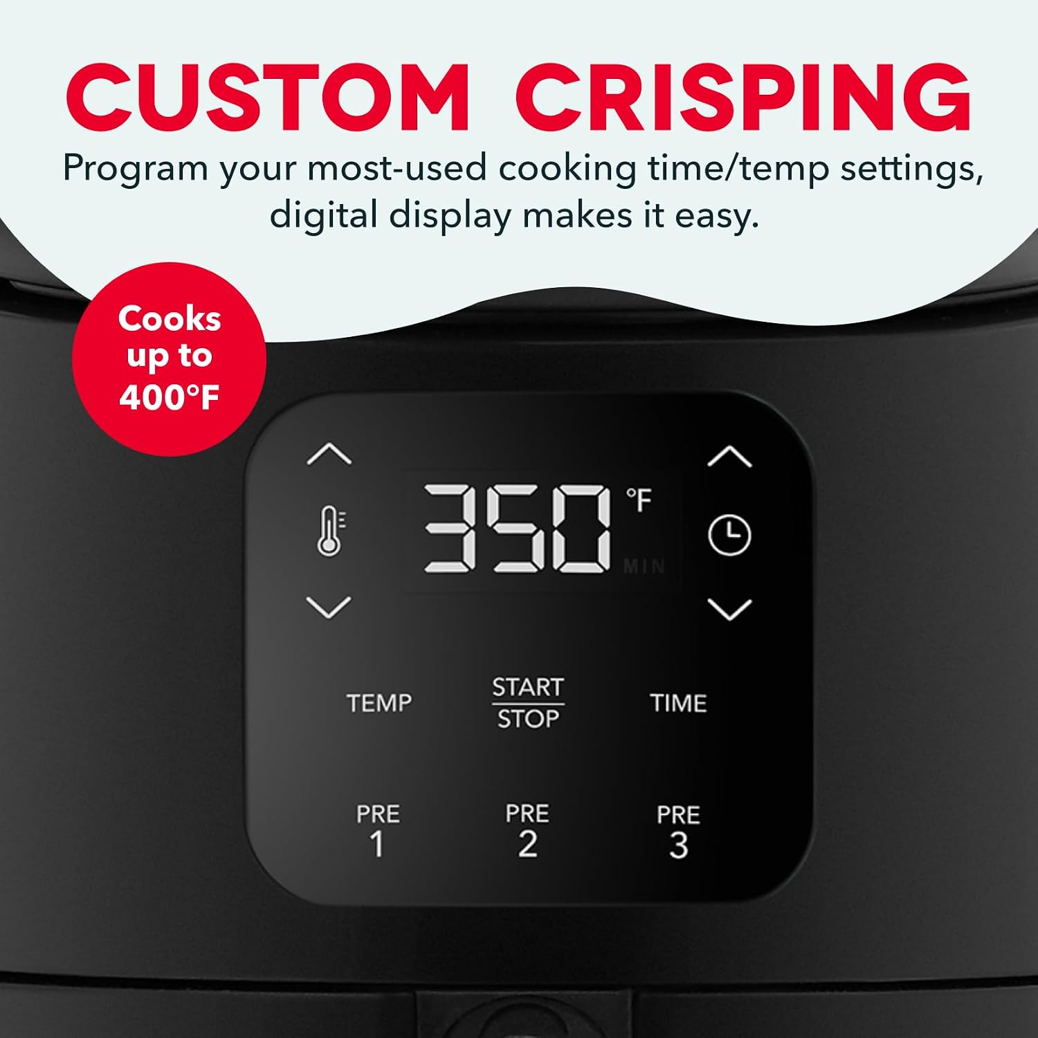 Thumbnail 3 de Dash Digital Air Fryer 2.6-Quart