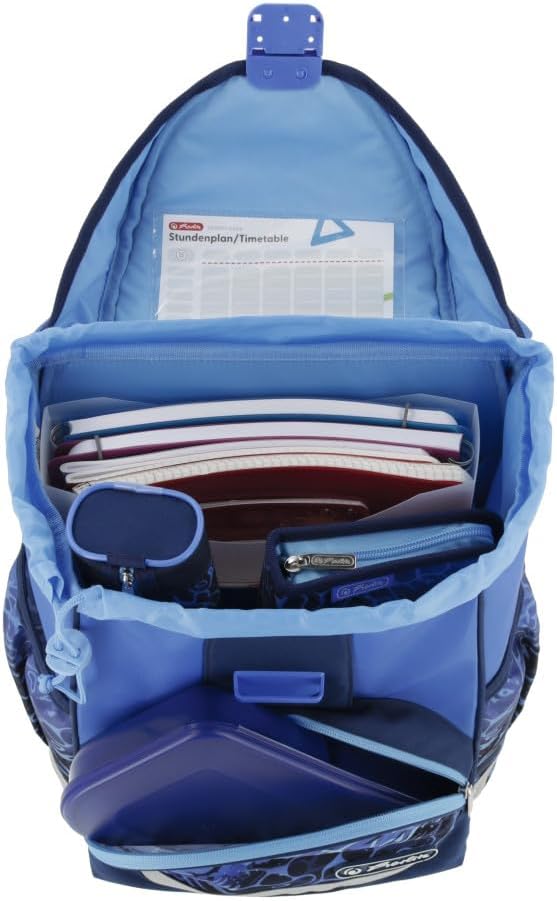 Thumbnail 4 de Herlitz UltraLight Plus Blue Shark School Backpack, 16 L, Reflective