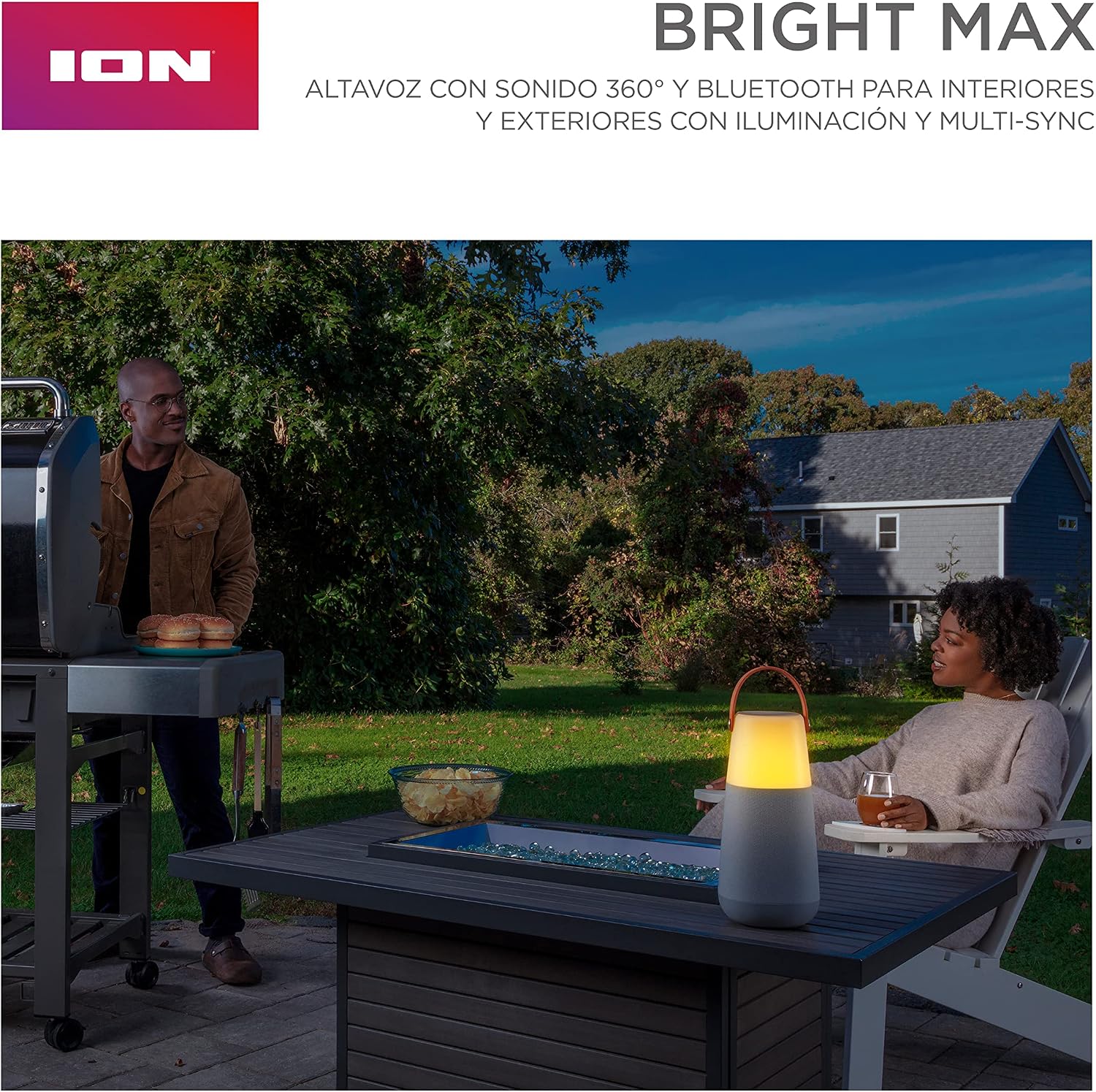 Thumbnail 8 de ION Audio Bright MAX - Altavoz Bluetooth Impermeable con Luz 🔊