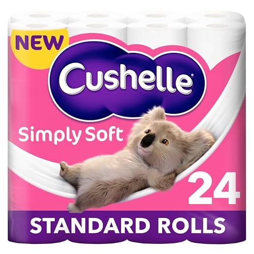 Detalle de Cushelle Simply Soft Toilet Roll 24 Standard Rolls