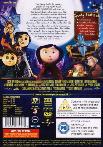 Thumbnail 1 de Coraline (Edición Reino Unido) en DVD – Universal