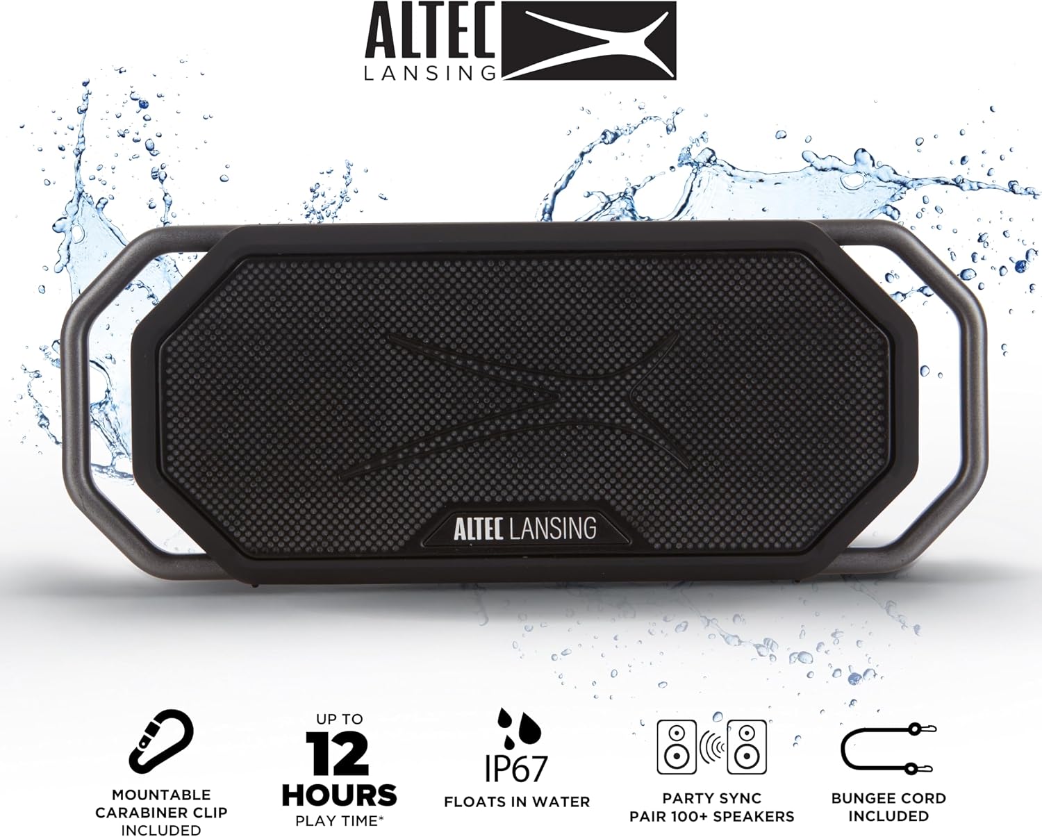 Detalle 2 de Altec Lansing Bluetooth Speaker HydraWAVE