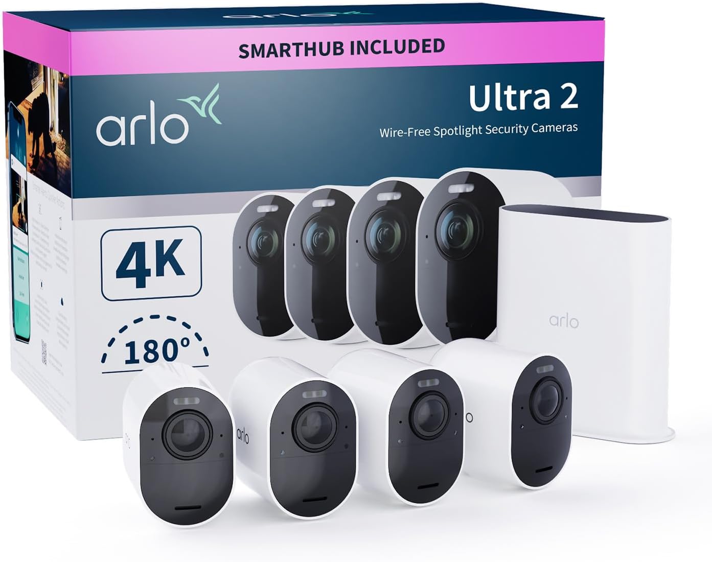 Detalle de Arlo SmartHub Add-On Unit with MicroSD — Local Storage and Extended Battery Life for Pro 3 to Ultra 2