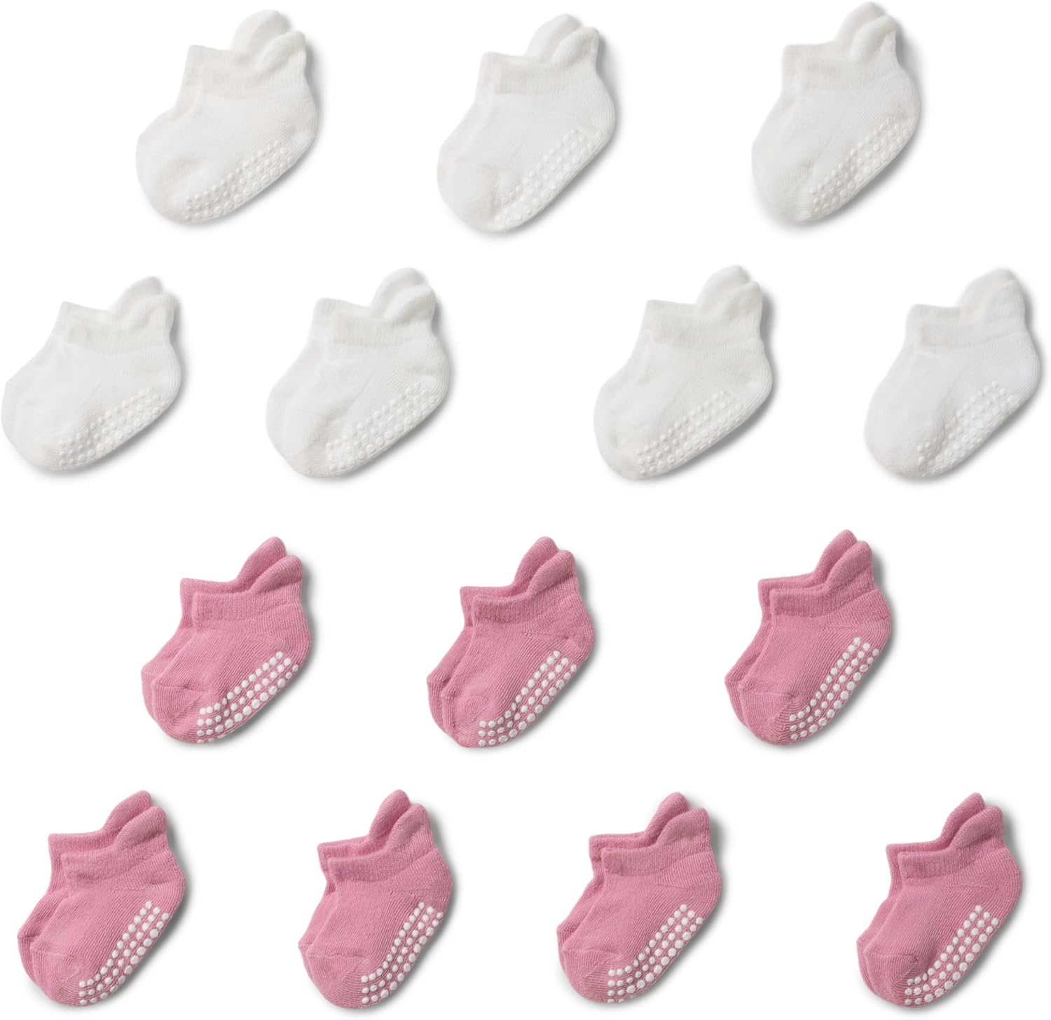 Thumbnail 6 de Amazon Essentials Unisex Babies' Non-Slip Grip Low-Cut Socks, 14 Pairs