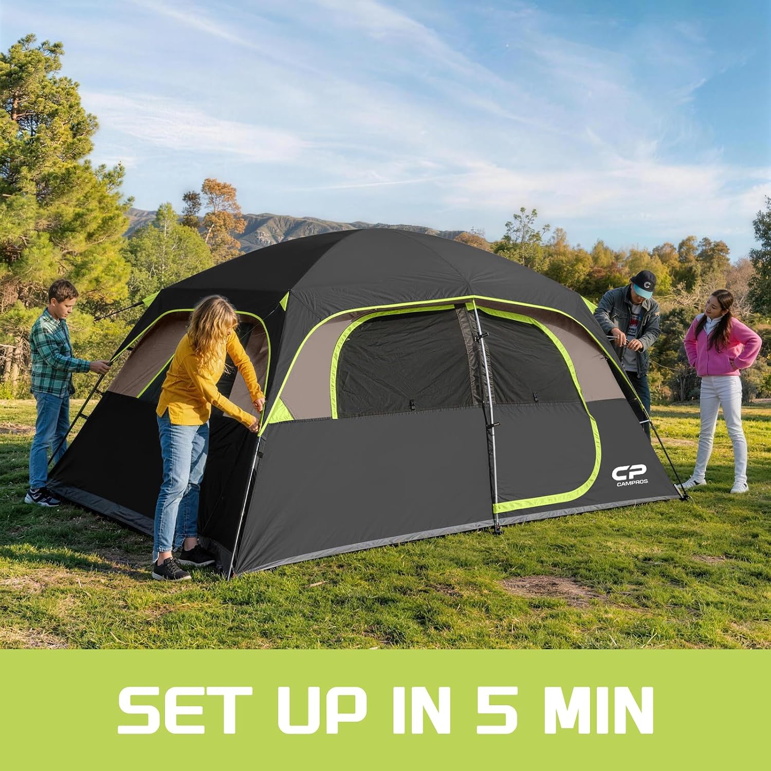 Detalle de CAMPROS Camping Tent, 6/8-Person