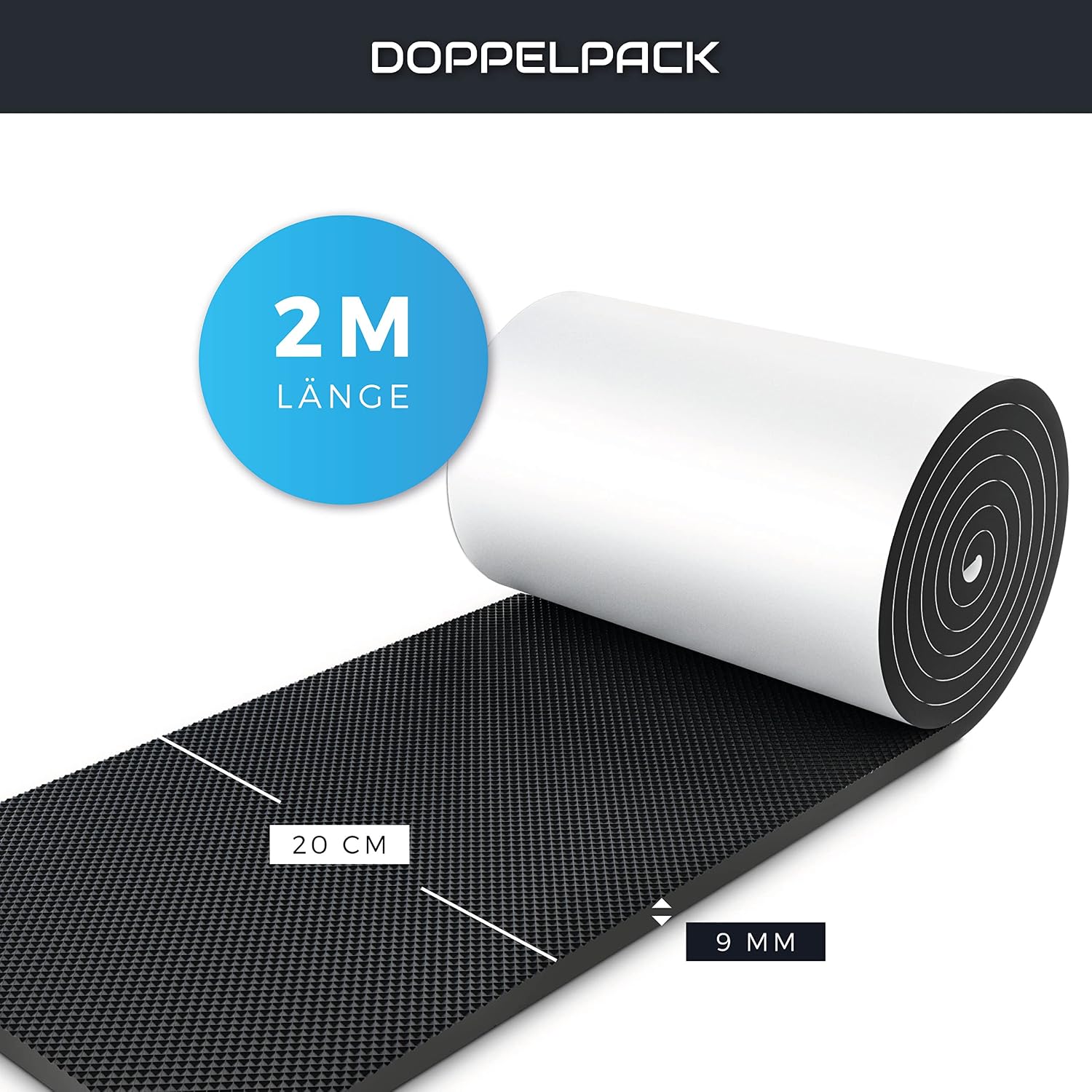 Detalle 2 de STRACKS® 2X Garagen Wandschutz 9mm
