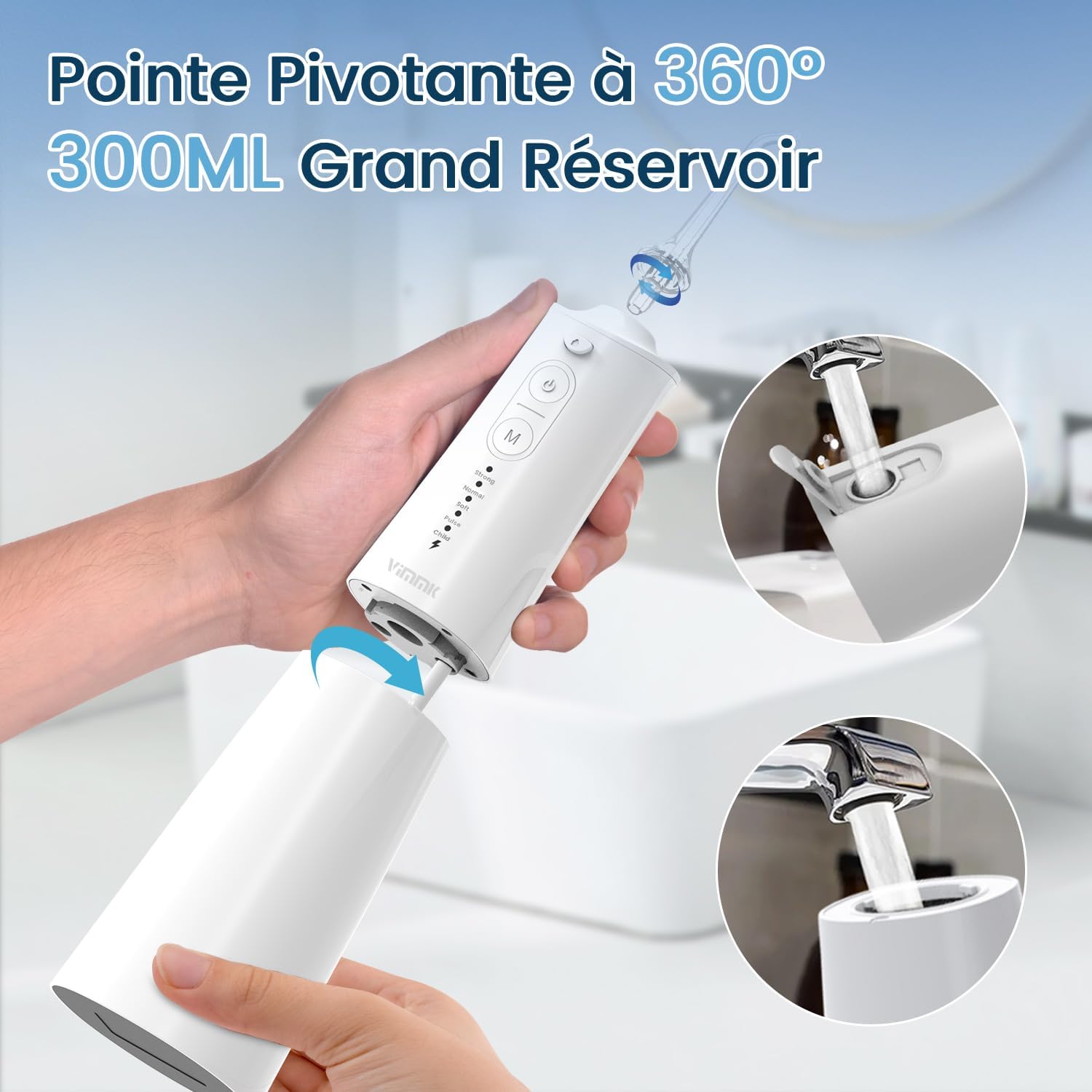 Detalle 1 de Hydropulseur dentaire VIMMK Jet 1400-1800