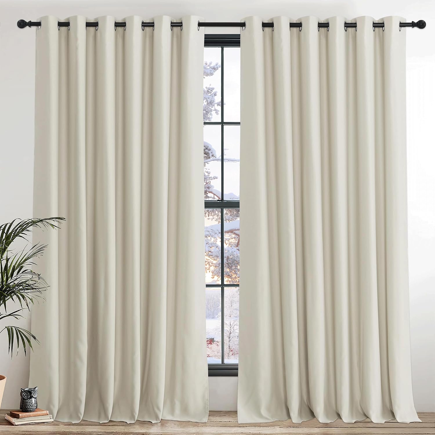 Detalle de PONY DANCE Thermal Curtains W90 x L108 🏠