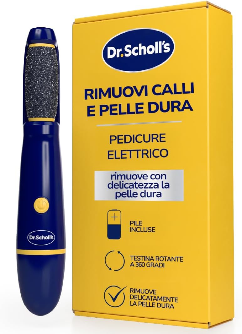 Detalle de Dr. Scholl’s Lima Piedi Elettrica Rimuovi Calli – Pedicure Professionale, Pelle Liscia in Secondi