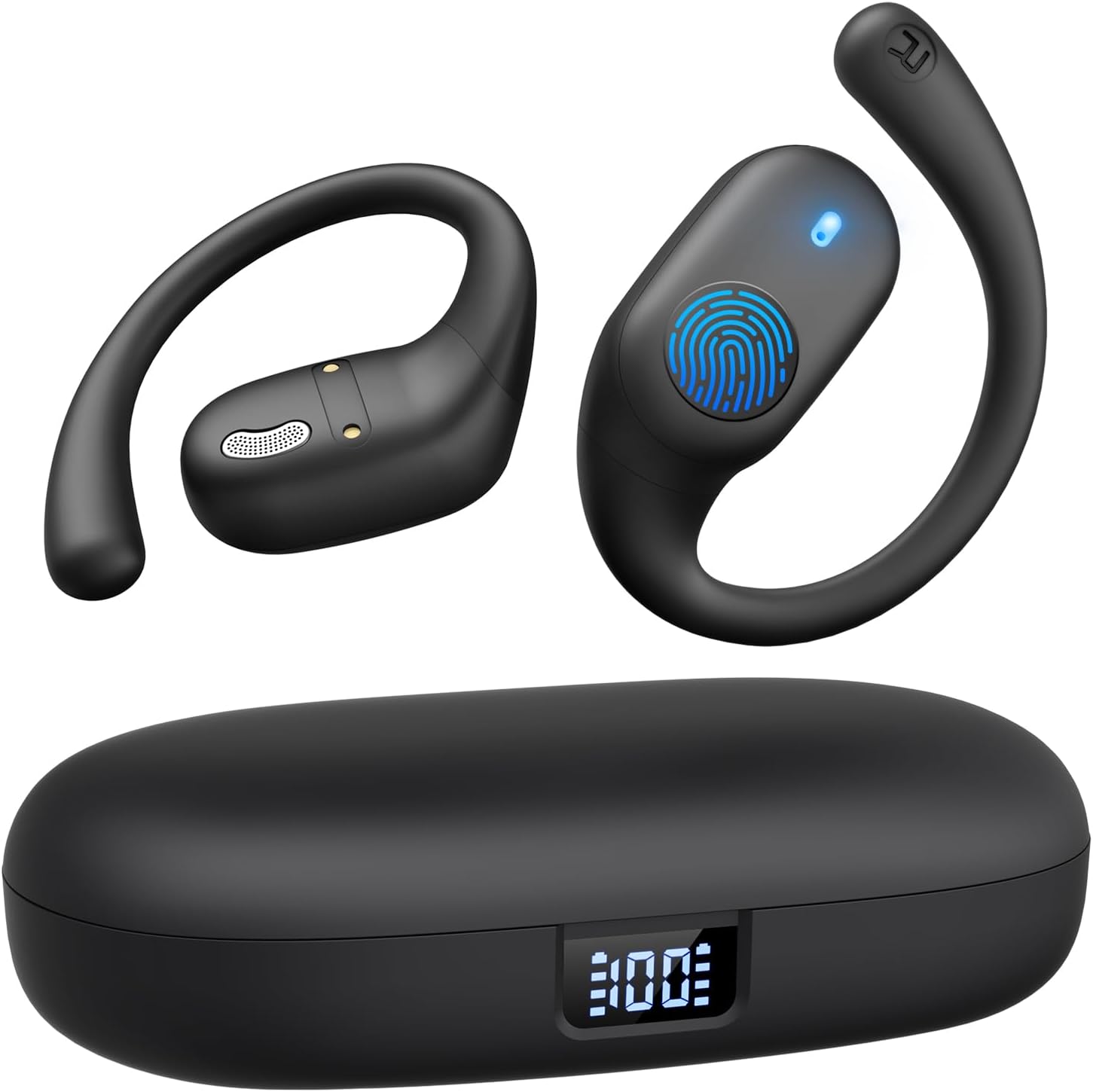 Detalle de Eigsupia Open Ear Headphones 36H Playtime