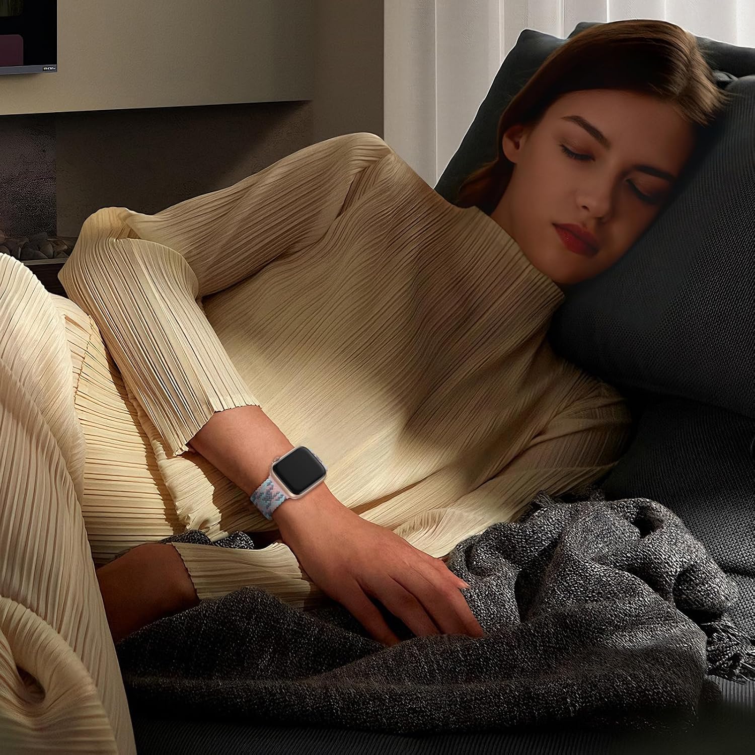 Thumbnail 4 de Jiamus Geflochtenes Armband für Apple Watch 38–49 mm
