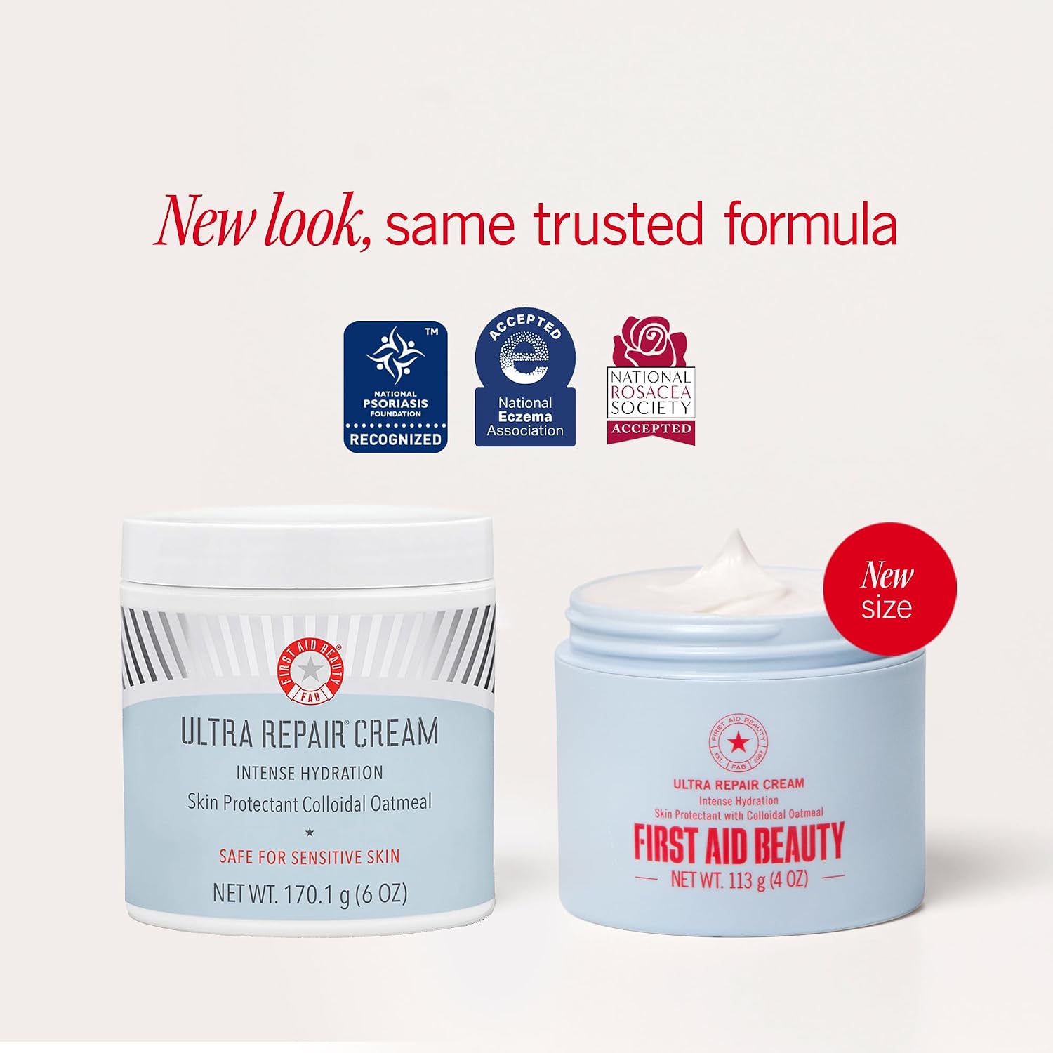 Detalle de First Aid Beauty 40004 Ultra Repair Cream Face & Body Moisturizer with Colloidal Oatmeal