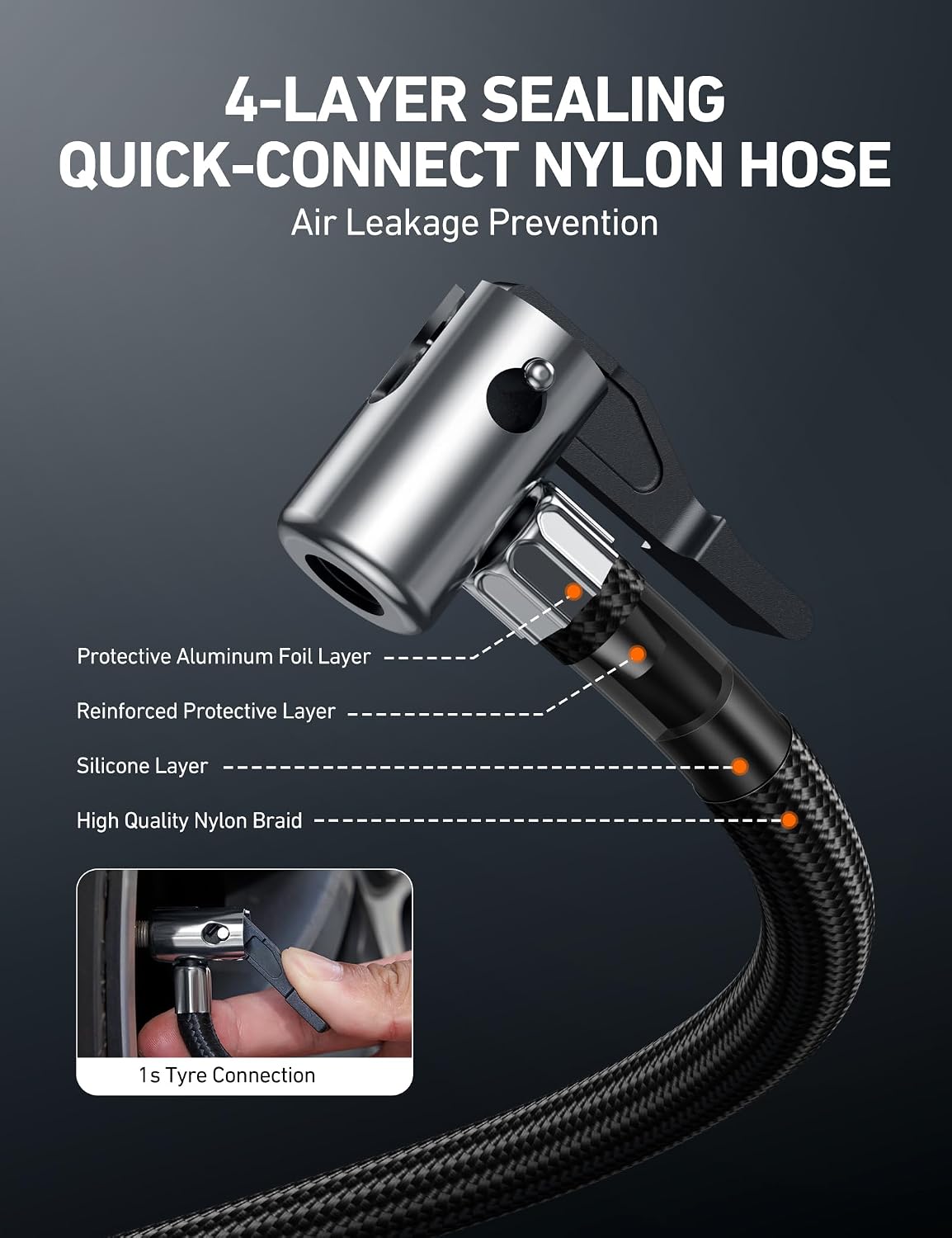 Thumbnail 6 de AstroAI cordless tire inflator 150 PSI
