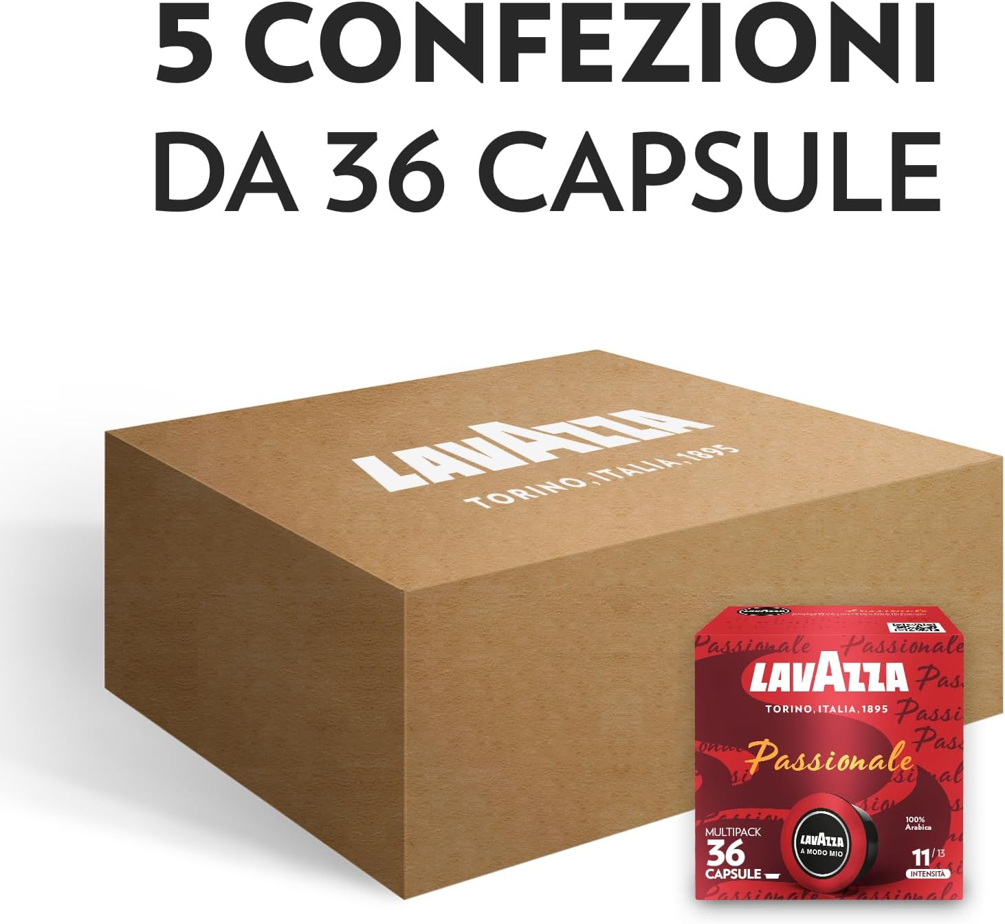 Thumbnail 2 de Lavazza A Modo Mio Passionale 180 capsule