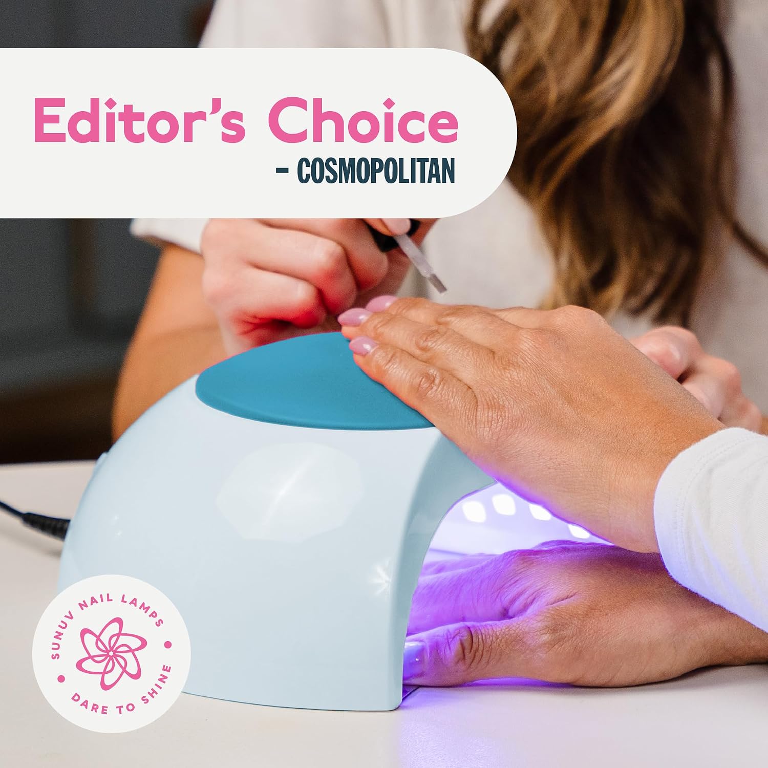 Detalle 2 de SUNUV SUN2C Lámpara LED Uñas Semipermanentes 💅 Rápido y Profesional