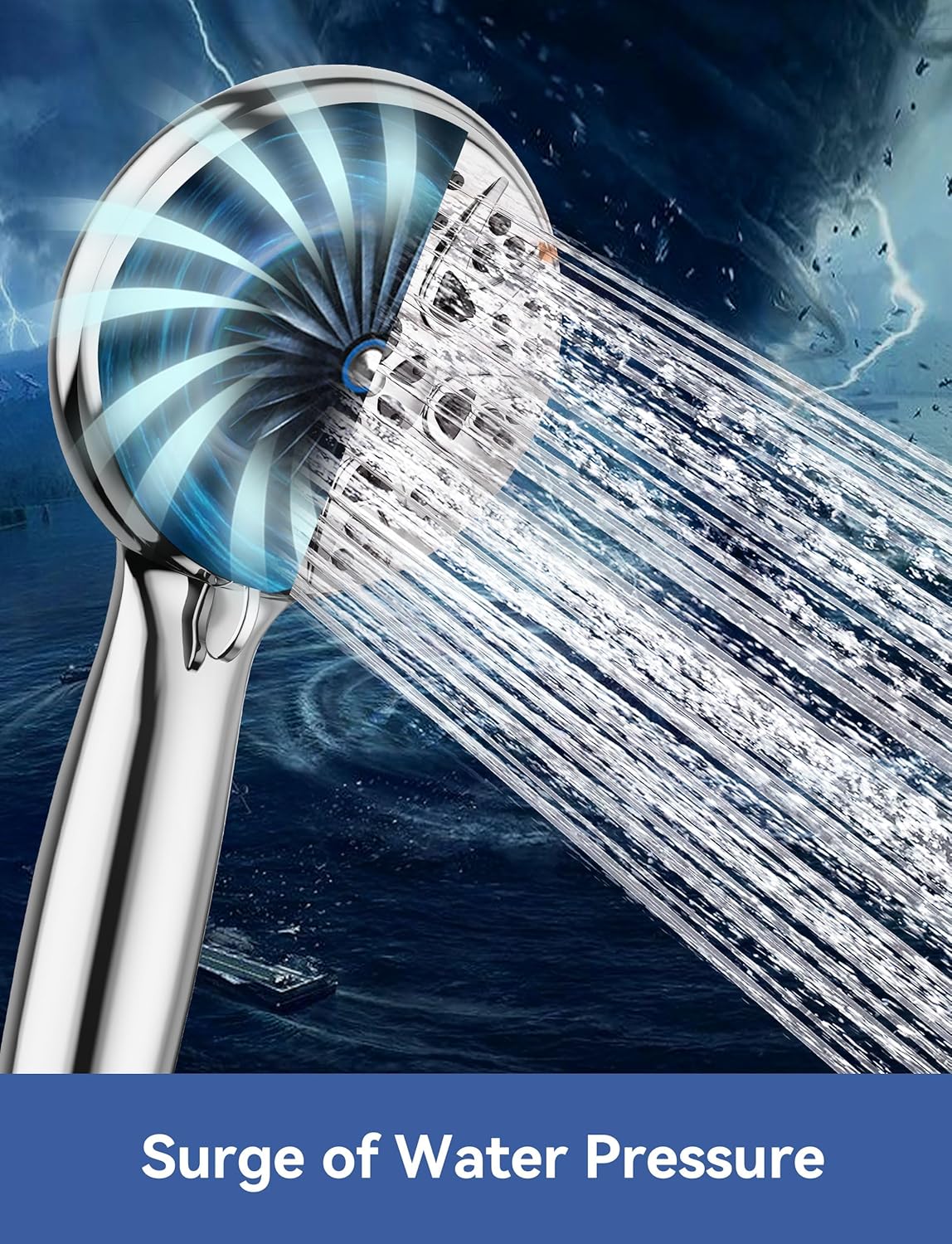 Thumbnail 3 de dothnix Shower Head with Hose 1.5m – High Pressure, 5 Spray Modes