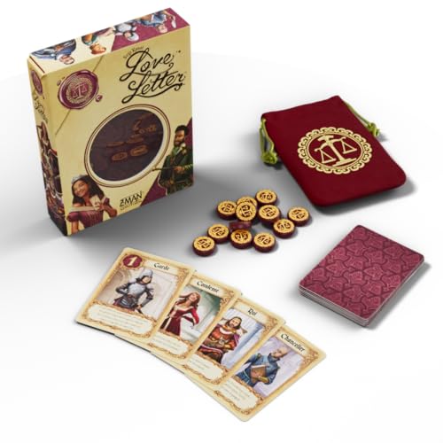 Detalle de Asmodee Love Letter — Jeu de Cartes Stratégique 2 à 6 Joueurs, 15 Min