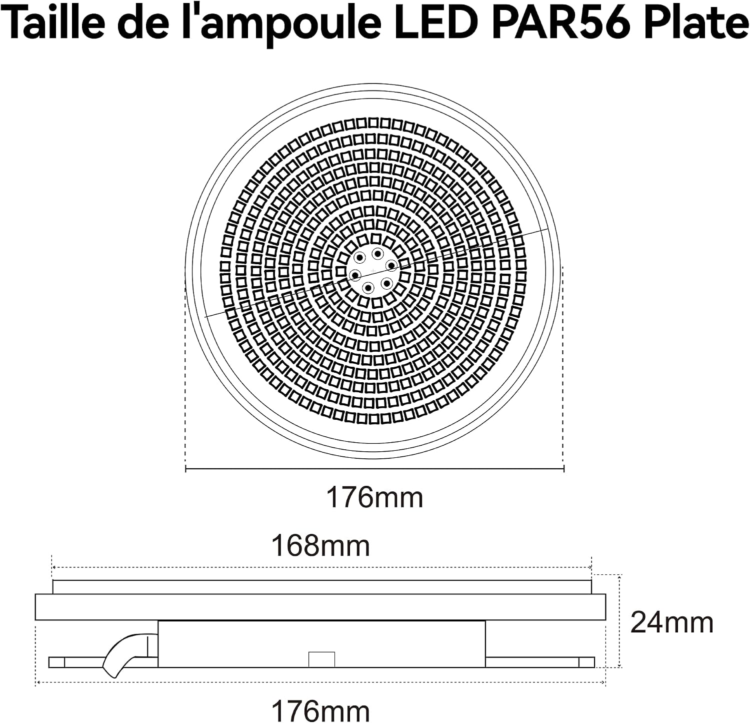 Thumbnail 6 de Projecteur piscine LED LyLmLe PAR56 35W (3500 lm) 140° IP68, 12V, 6000K