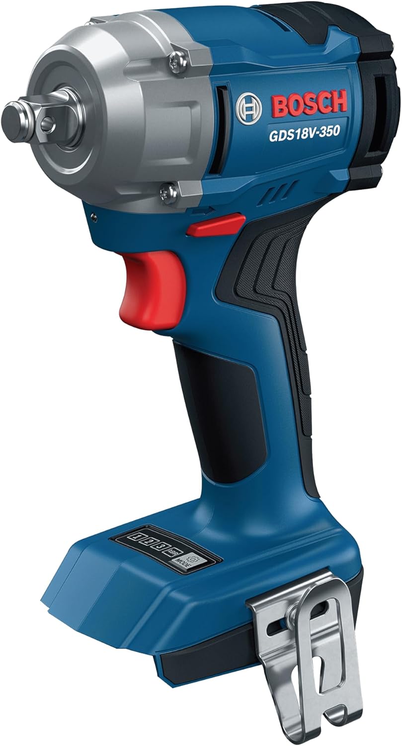 Detalle de BOSCH GDS18V-350N 410 Ft.-Lbs Impact Wrench