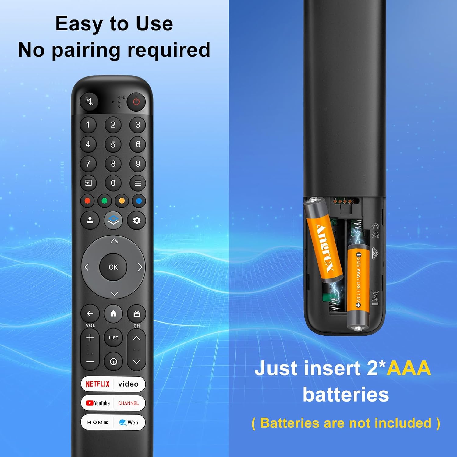 Thumbnail 5 de TCL Ersatzfernbedienung Universal für TCL Smart TV