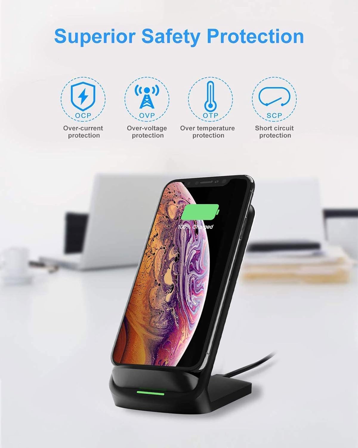 Thumbnail 3 de NANAMI 15W induktive Ladestation Charger
