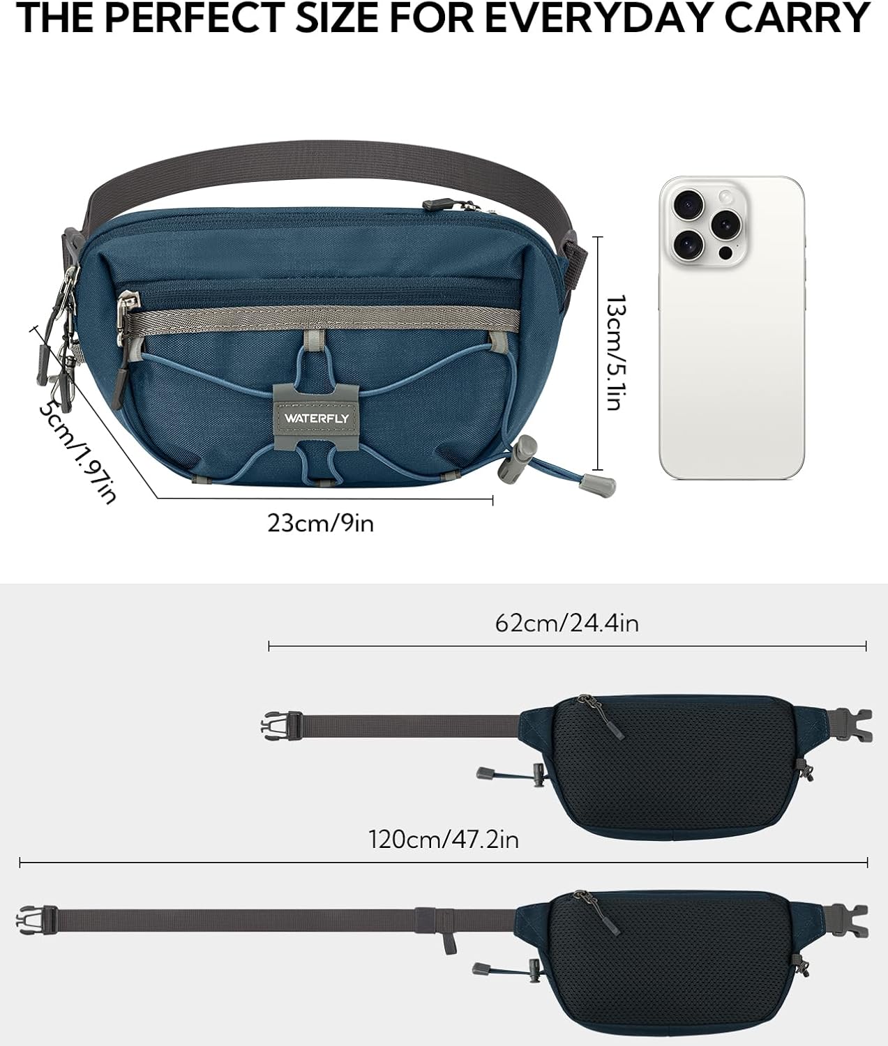 Detalle de Waterfly Bum Bag Fanny Pack 1.5L