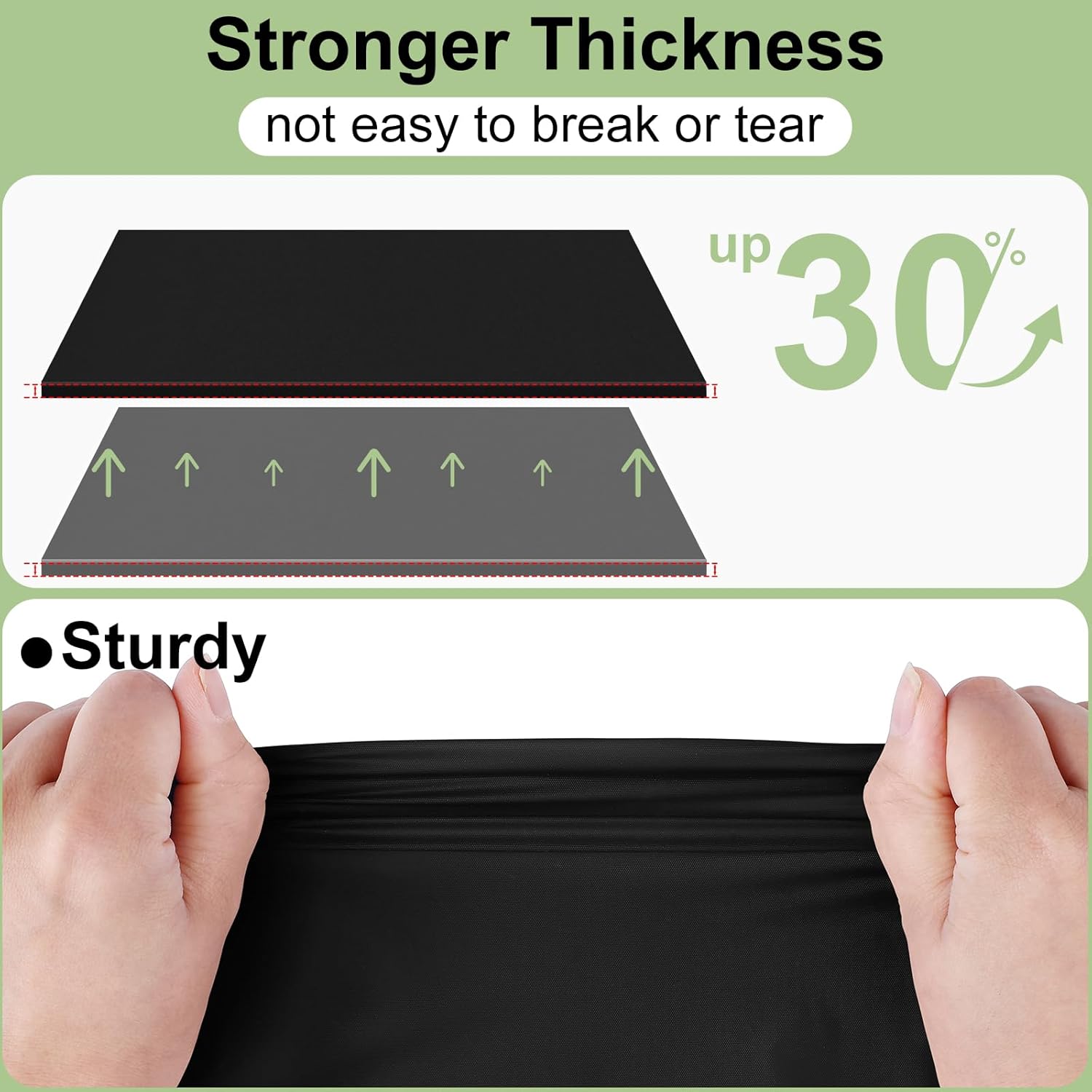 Thumbnail 2 de Misaya Black Disposable Tablecloths, 54" x 108