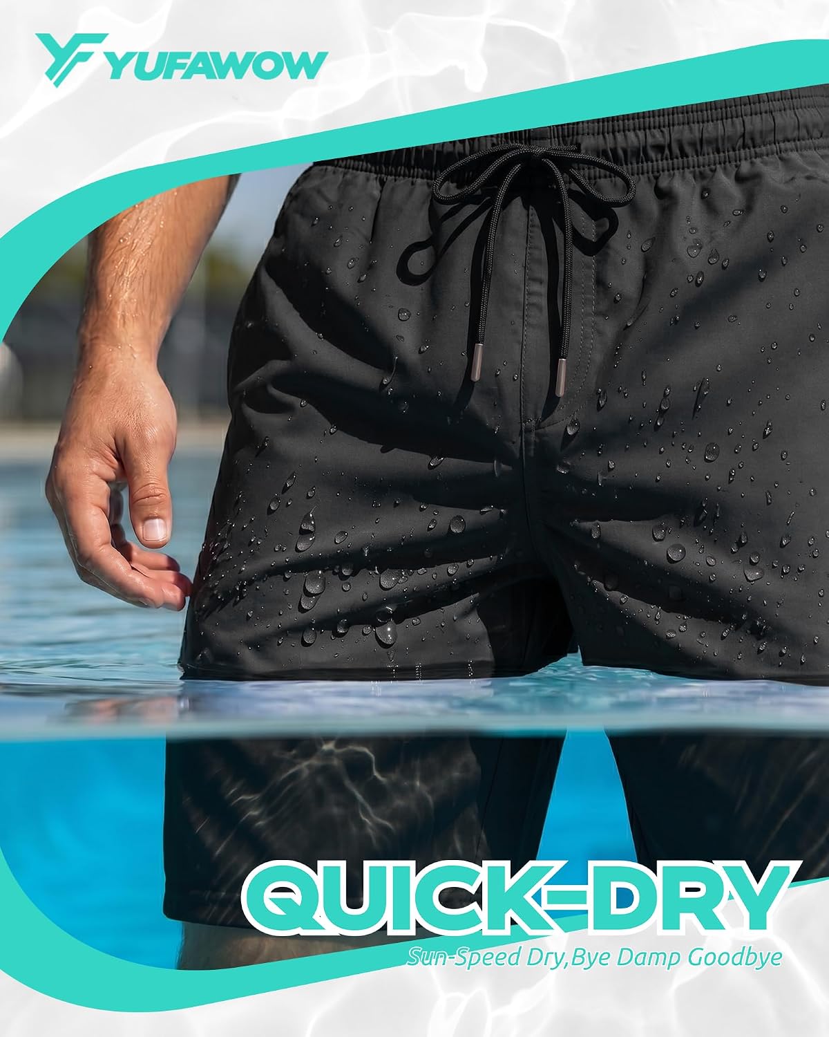 Detalle 1 de Yufawow Swim Trunks 9-Inch