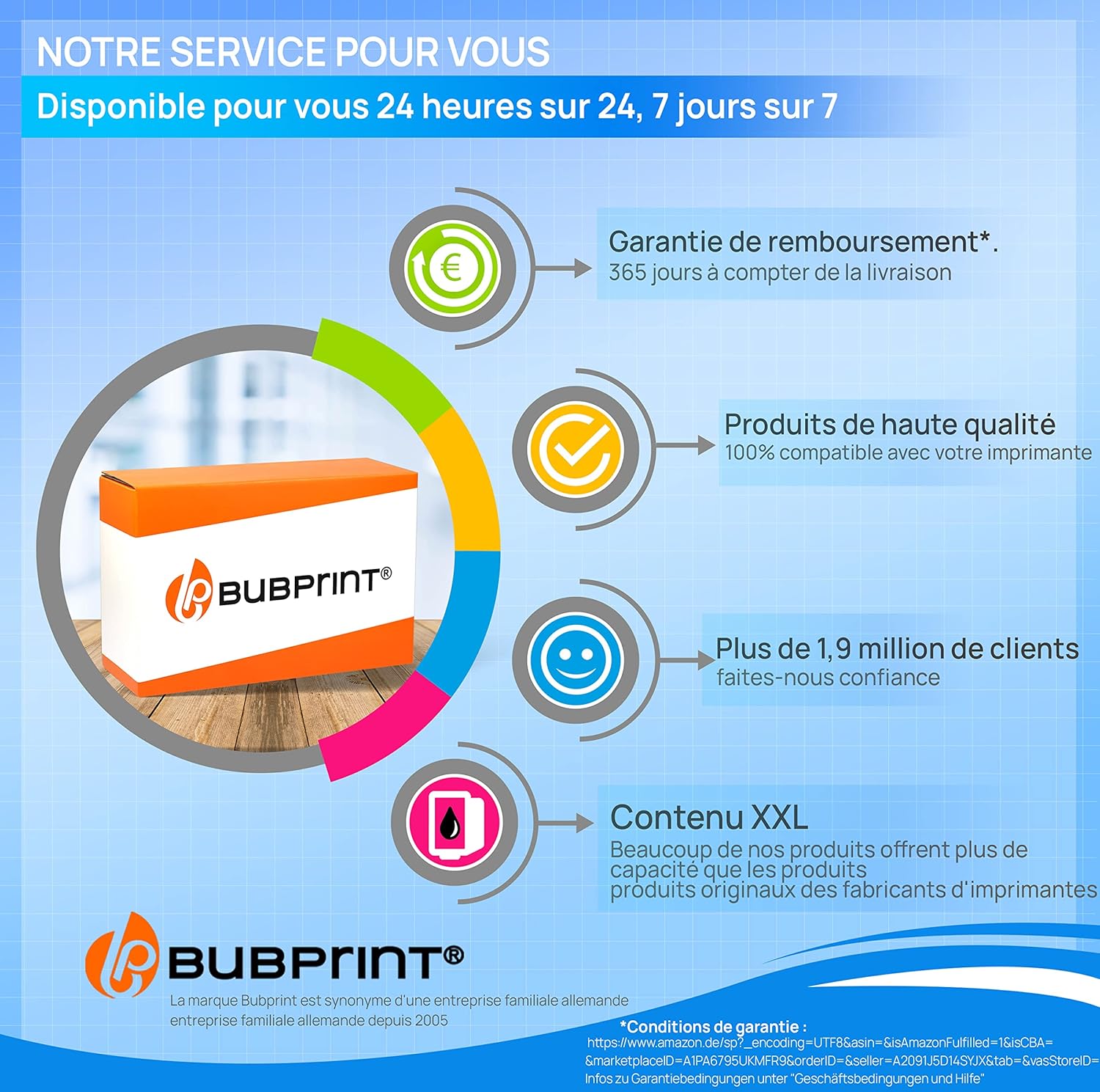 Thumbnail 5 de Bubprint Compatible HP 26X CF226X – Cartouche de toner noir pour LaserJet Pro M402/M426 (9 000 pages)