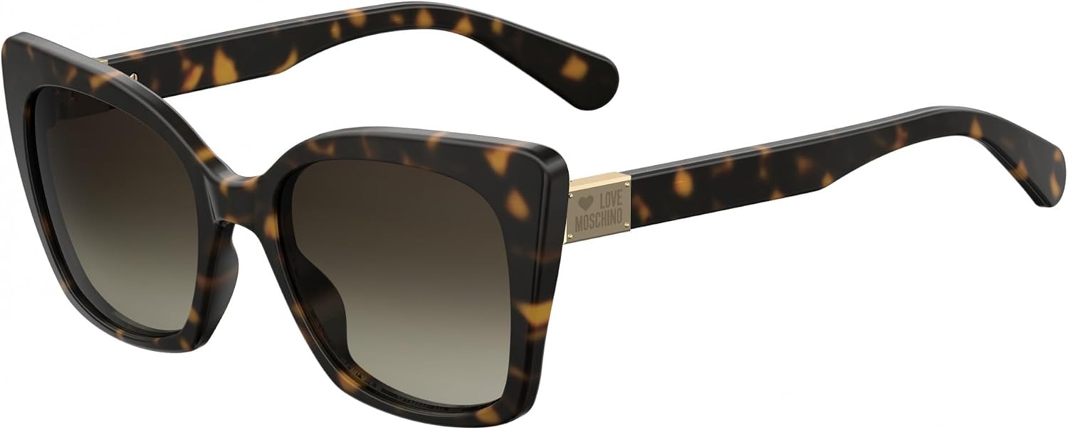 Detalle de Love Moschino Occhiali da Sole Donna colore 086 Havana