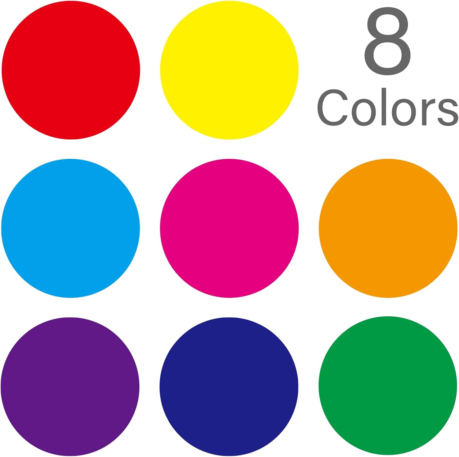 Thumbnail 6 de Lrogoe CC-01 Color-Coding Dot Stickers, 3/4-Inch, 8 Colors, 4,000 Count