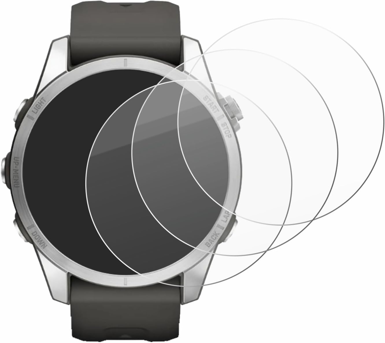 Thumbnail 1 de savvies 3 Pezzi Pellicola Protettiva Vetro per Garmin Fenix 7S Pro Solar (42 mm) – Protezione Schermo