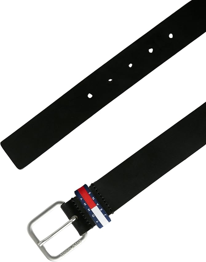 Detalle 2 de Tommy Jeans Ryan cinturón 100 cm 3,5 cm negro