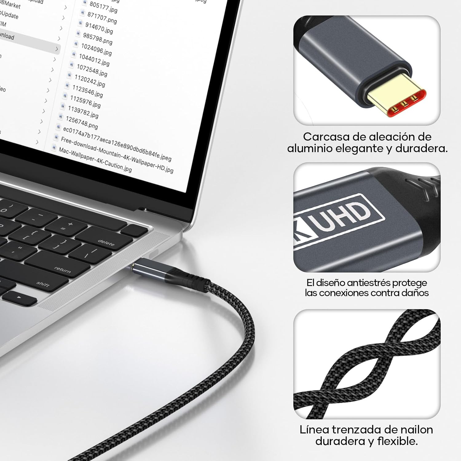 Thumbnail 6 de Sewowibo USB C HDMI 4K 1,8 m