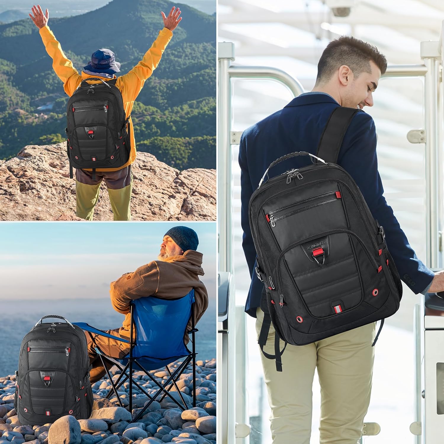 Thumbnail 6 de Z-MGKISS 52L Travel Laptop Backpack