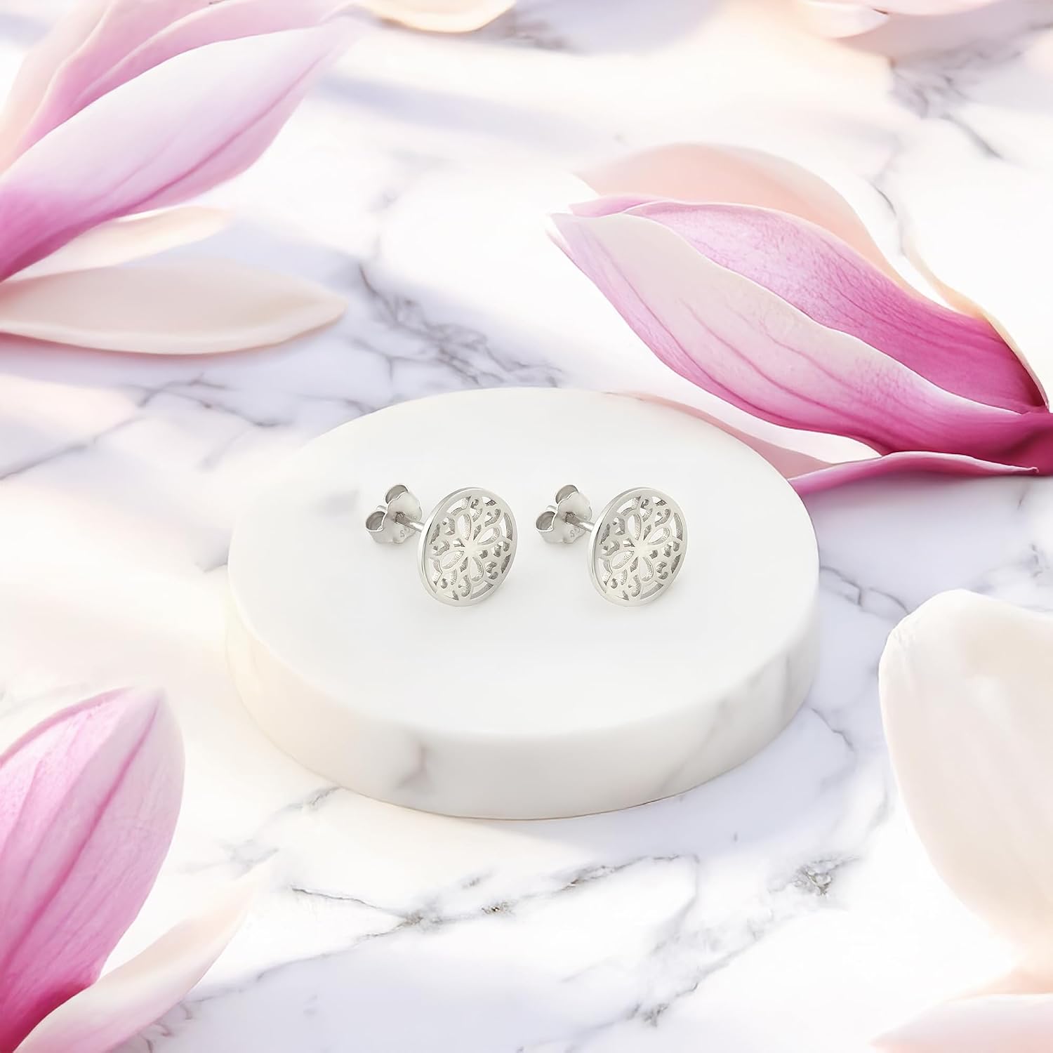 Thumbnail 4 de SOFIA MILANI Damen Ohrringe 925 Silber Kreis Ohrstecker