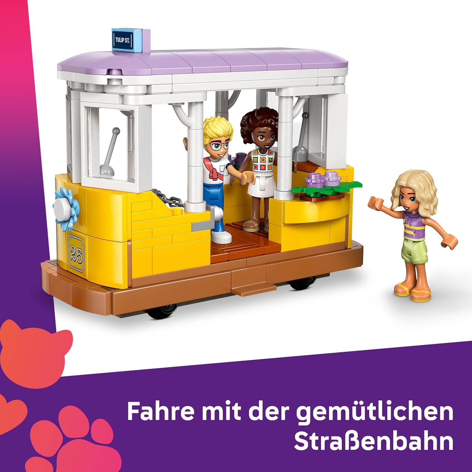 Detalle de LEGO Friends Pflanzencafé und Blumenkiosk – 42671